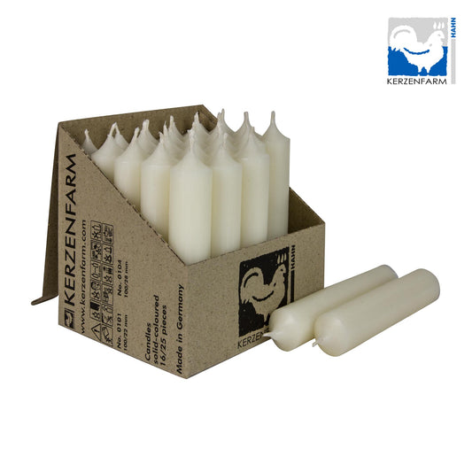 Kerze 100/22 mm Elfenbein