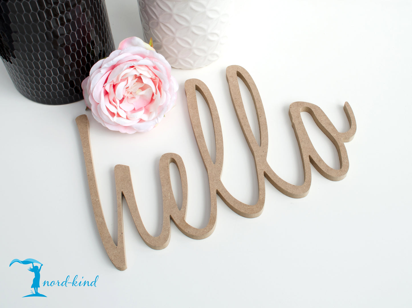 Schriftzug "hello"
