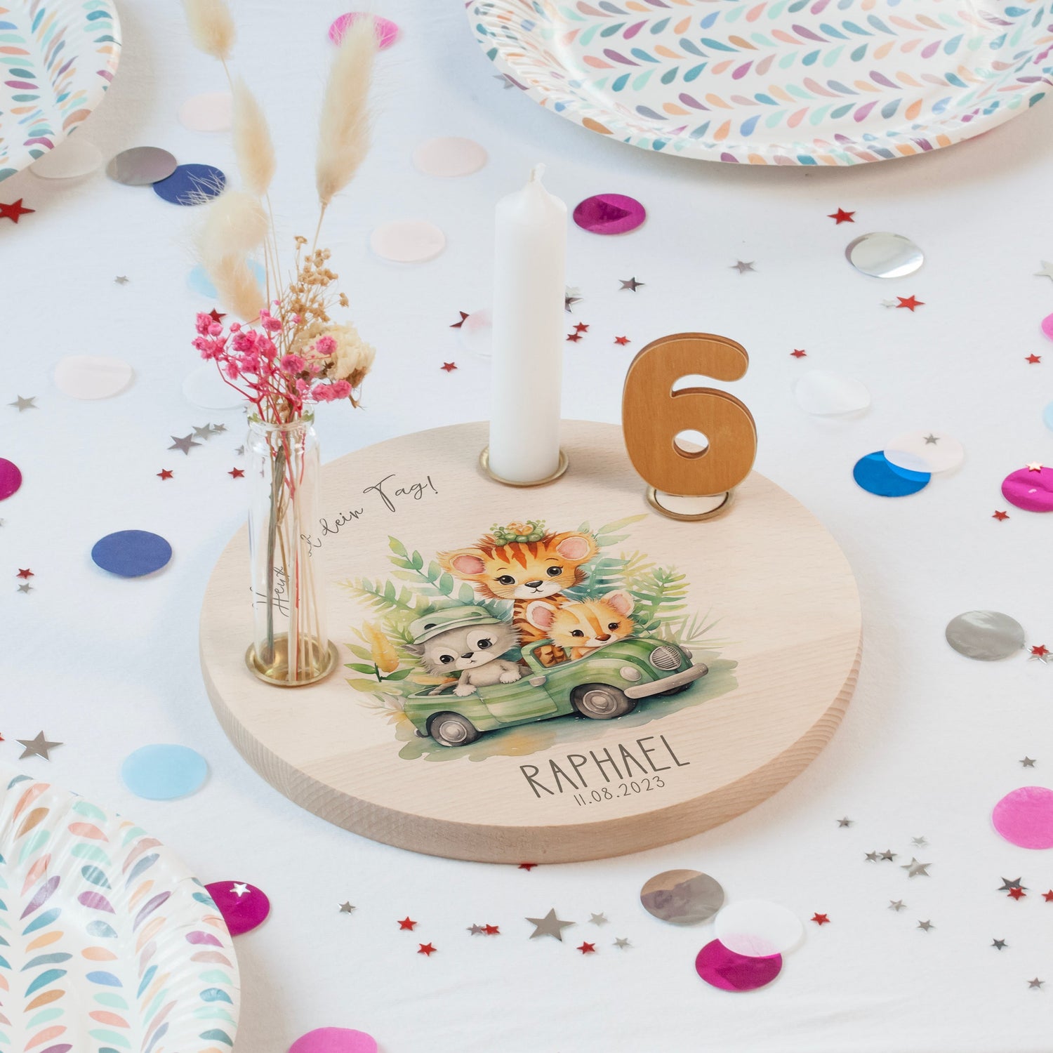 Kerzenteller / Geburtstagsteller