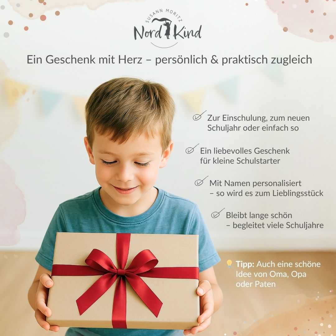 Stundenplan aus Acryl – personalisiert mit Namen (Regenbogen 1)