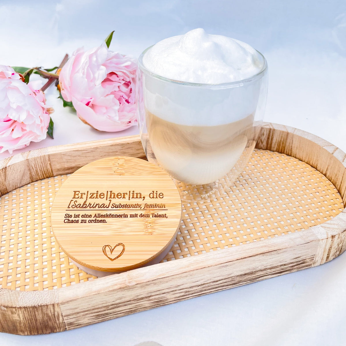Thermobecher aus Glas Definition Erzieherin personalisiert – nord-kind Susann Moritz