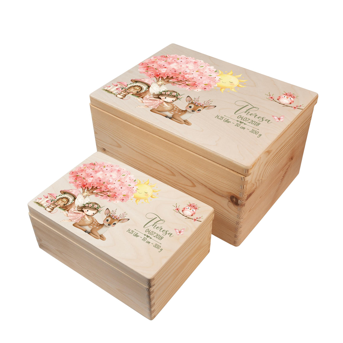 Erinnerungsbox aus Holz Motiv Fee 1, Produktbild 7
