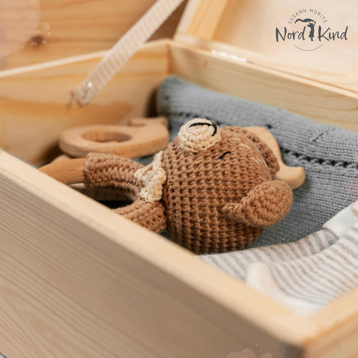 Erinnerungsbox aus Holz Motiv Reh 1, Produktbild 4